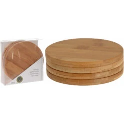 Excellent Houseware Glazenonderzetters Ø6,5 Cm 4 Stuks -Keukengerei Winkel Online 101 0160 3 1 1