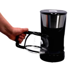 Inventum Koffiezetter 1.25l Zwart/rvs 10 Kopjes -Keukengerei Winkel Online 101 0855 5 1