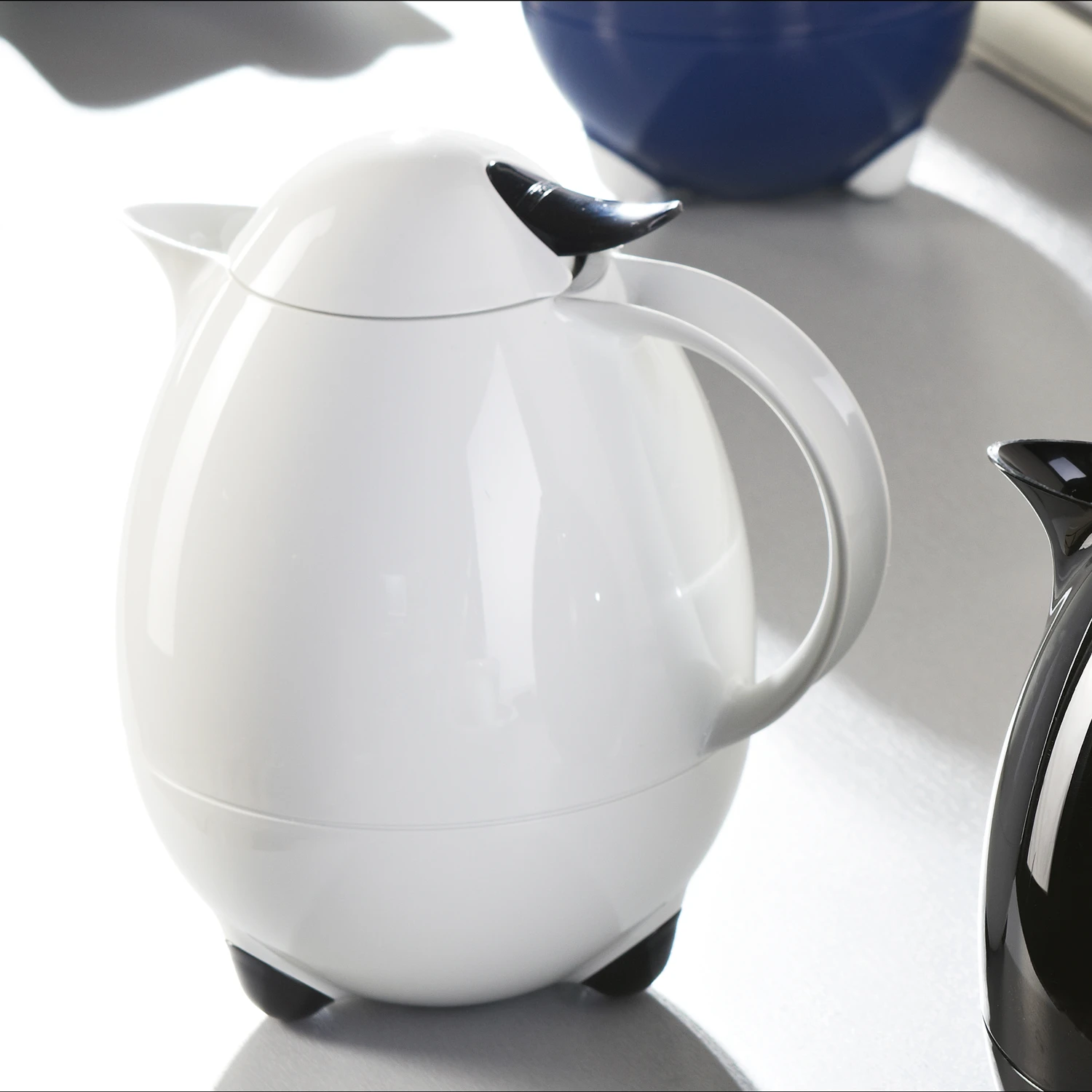 Leifheit Columbus Thermoskan 1.0 L Wit 4 Leifheit Columbus Thermoskan 1.0 L Wit - Afbeelding 4