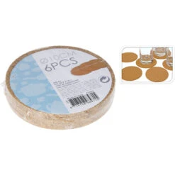 Excellent Houseware Glasonderzetter Kurk 6 Stuks Ø10 X 3 Mm -Keukengerei Winkel Online 101 4000 4 1