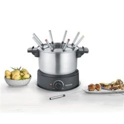 Severin Fondue 1500W 8-persoons Zwart FO 2470 -Keukengerei Winkel Online 101 6903 5 1