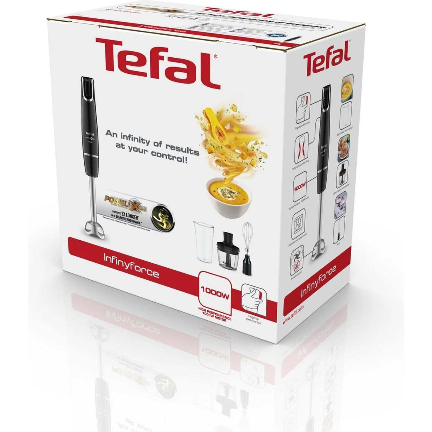 Tefal HB9438 InfiniForce Staafmixer 3-in-1 7 Tefal HB9438 InfiniForce Staafmixer 3-in-1 - Afbeelding 7