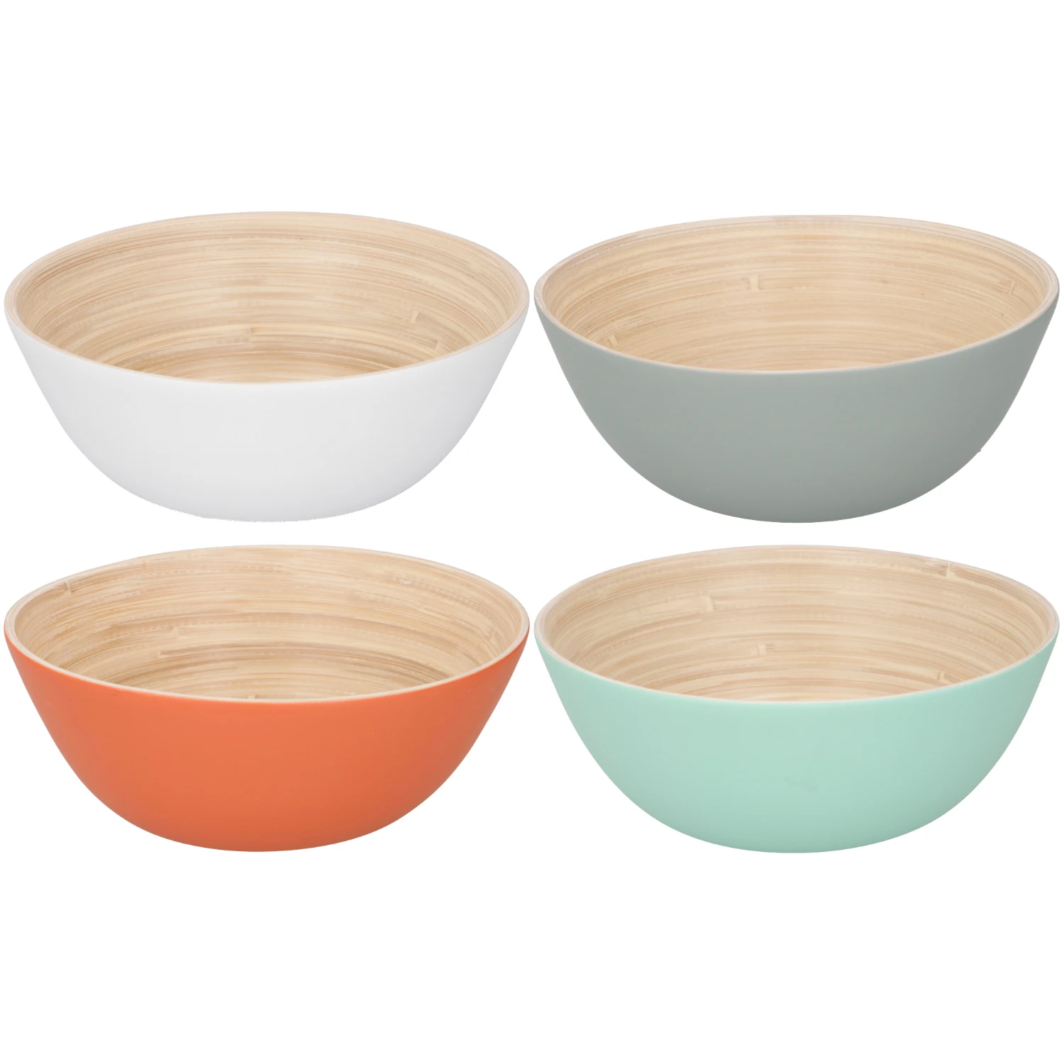 Merkloos Bamboe Schaal Ø17 X 7 Cm 4 Assorti 5 Merkloos Bamboe Schaal Ø17 X 7 Cm 4 Assorti - Afbeelding 5