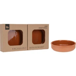 Excellent Houseware Tapasschalen Terracotta 2 Stuks -Keukengerei Winkel Online 102 0030 3 1