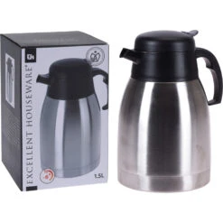 Excellent Houseware Koffiekan 1.5 Liter Rvs -Keukengerei Winkel Online 102 0600 3 1