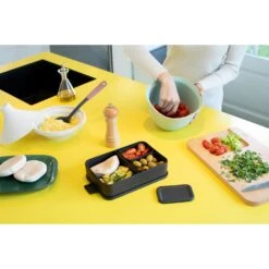 Brabantia Make & Take Bento Lunchbox Groot Donkergrijs -Keukengerei Winkel Online 102 3480 5 1