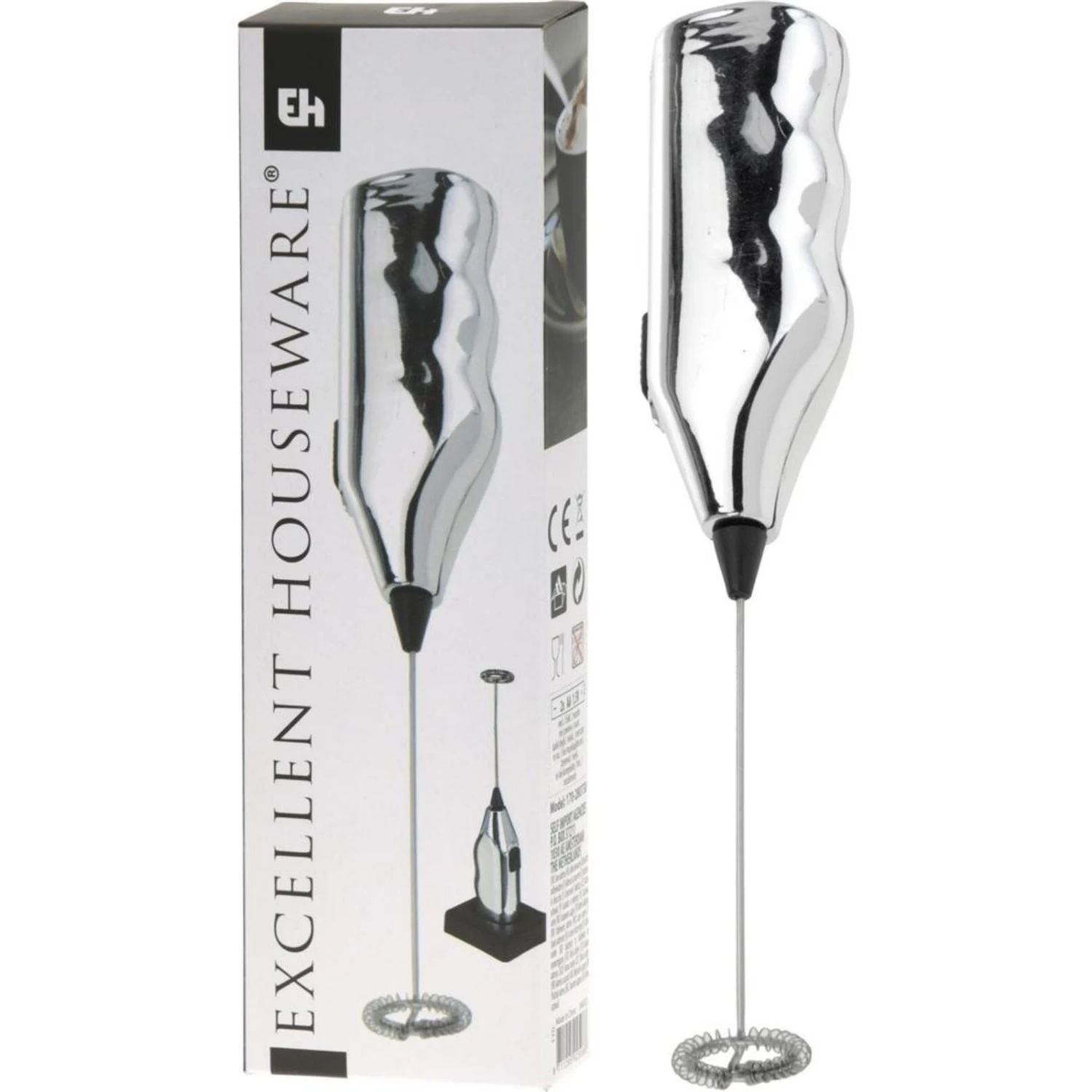 Cappuccino Klopper Chroom 5 Cappuccino Klopper Chroom - Afbeelding 5