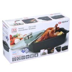 Alpina Braadslee 5.5L 39.5x22.5x10.8c -Keukengerei Winkel Online 102 6918 3