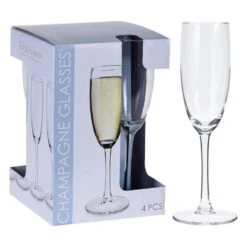 Champagneglas Set 4 Stuks 5 Champagneglas Set 4 Stuks -Keukengerei Winkel Online 105 0300 1
