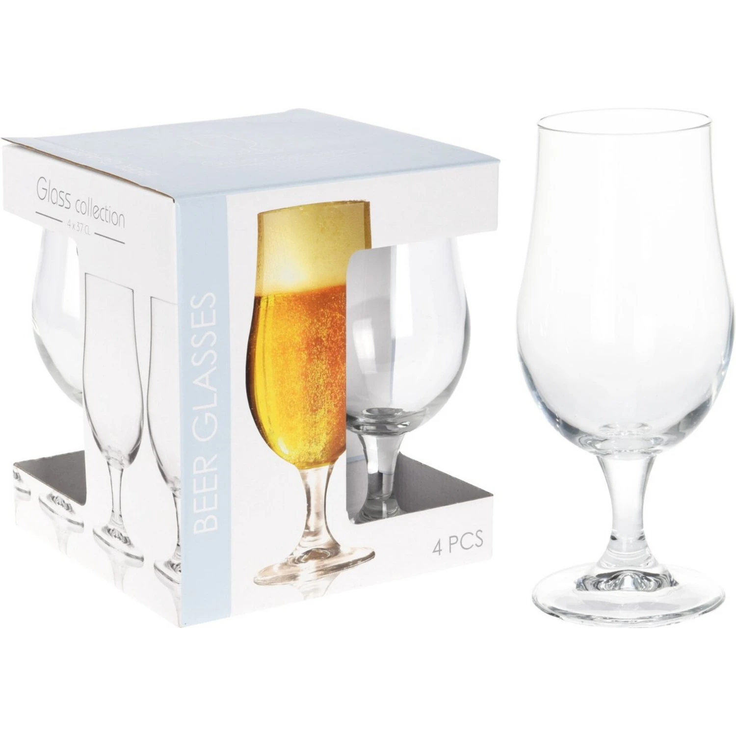 Bierglas 370Ml Set 4 Stuks 3 Bierglas 370Ml Set 4 Stuks - Afbeelding 3