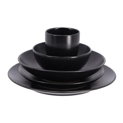 Merkloos Bord Diep 21,5 Cm Black Moon 3 Merkloos Bord Diep 21,5 Cm Black Moon - Afbeelding 3