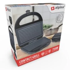 Alpina Contactgrill 750W -Keukengerei Winkel Online 209 6779 1