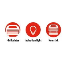 Alpina Contactgrill 750W -Keukengerei Winkel Online 209 6779 8 1