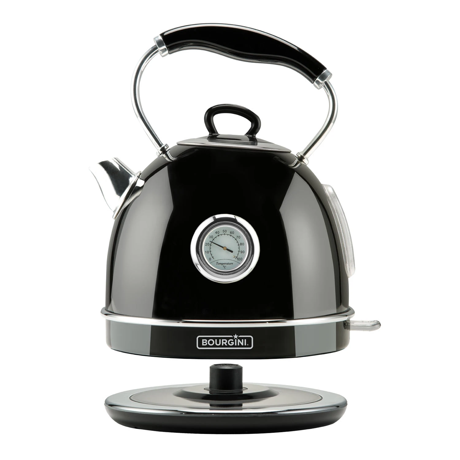Bourgini Waterkoker Nostalgic Thermo Black 1.7L 2 Bourgini Waterkoker Nostalgic Thermo Black 1.7L - Afbeelding 2