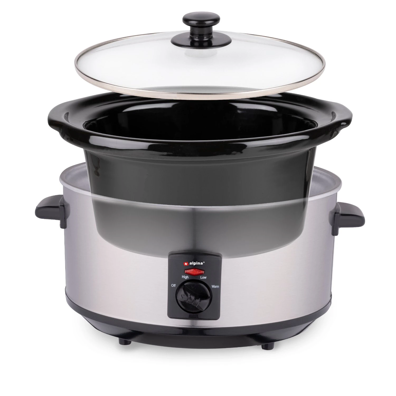 Alpina Slowcooker 3,5L 240W 2 Alpina Slowcooker 3,5L 240W - Afbeelding 2