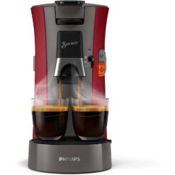 Philips Senseo Koffiepadapparaat CSA230/90 Select Rood/grijs -Keukengerei Winkel Online 212 2918 4 1