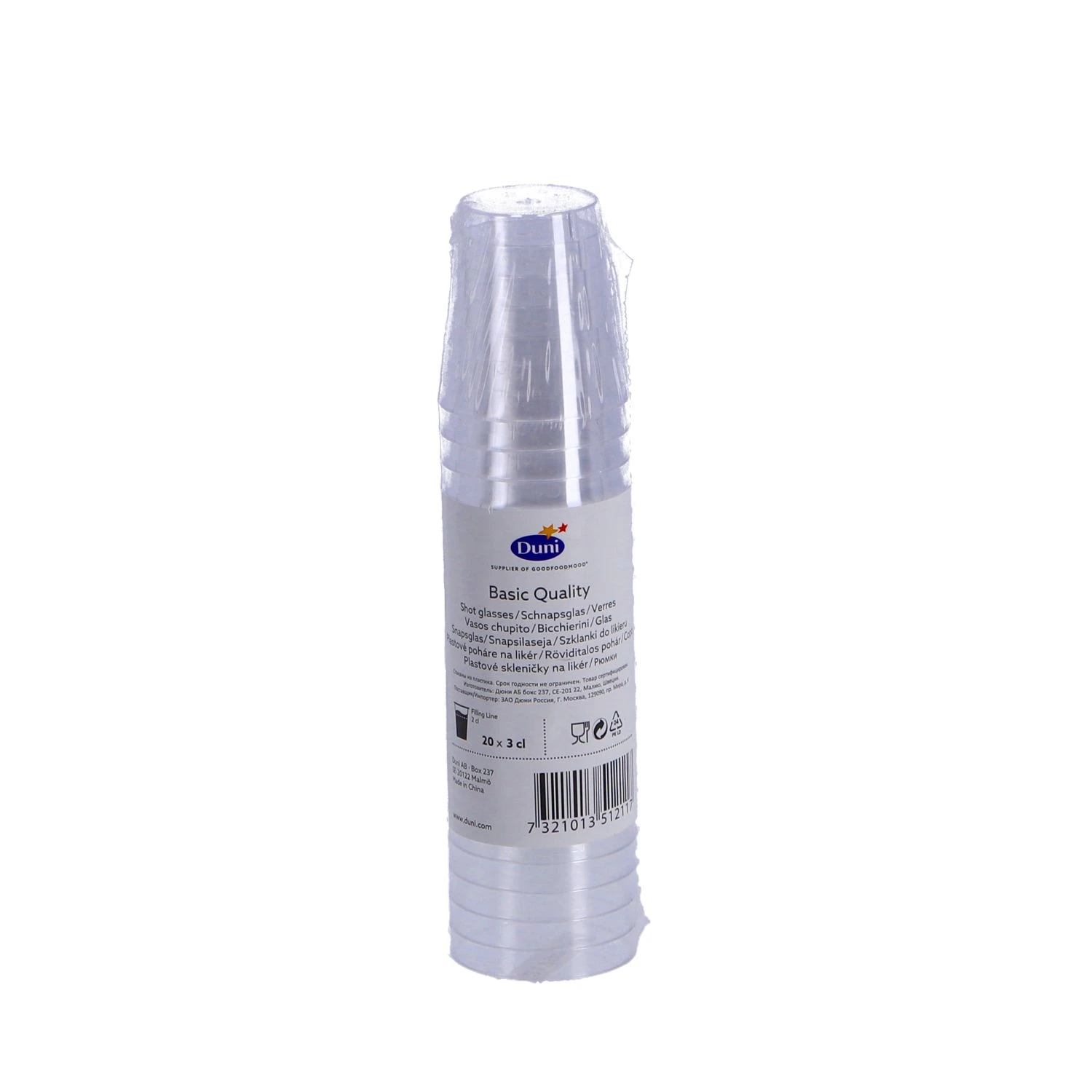 Shotglas Plastic 20 Stuks 1 Shotglas Plastic 20 Stuks