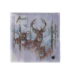 Ambiente Servetten 25 Cm Wildernis Hert