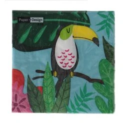 Servetten Jungle Bird 33x33 Cm